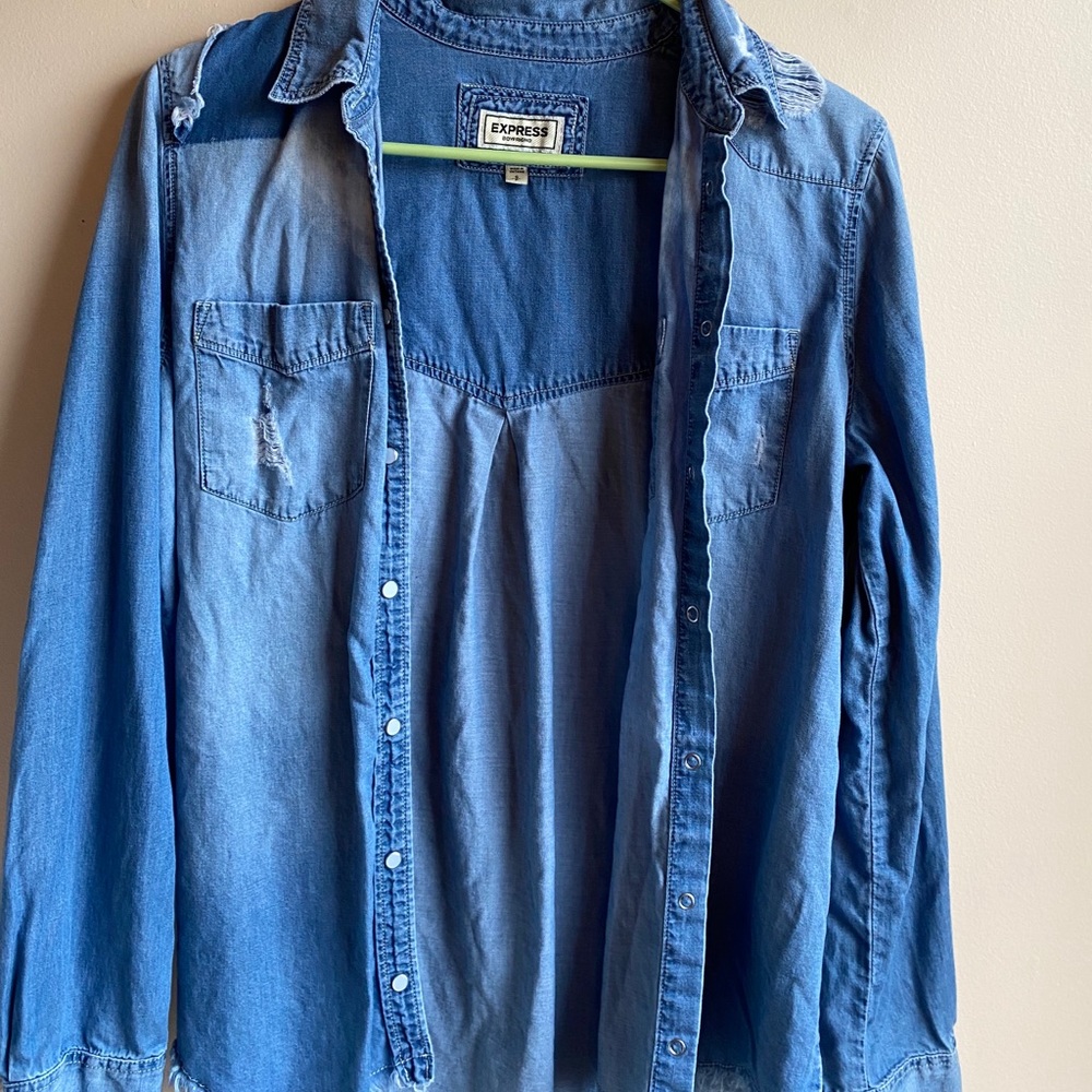 Denim long sleeve